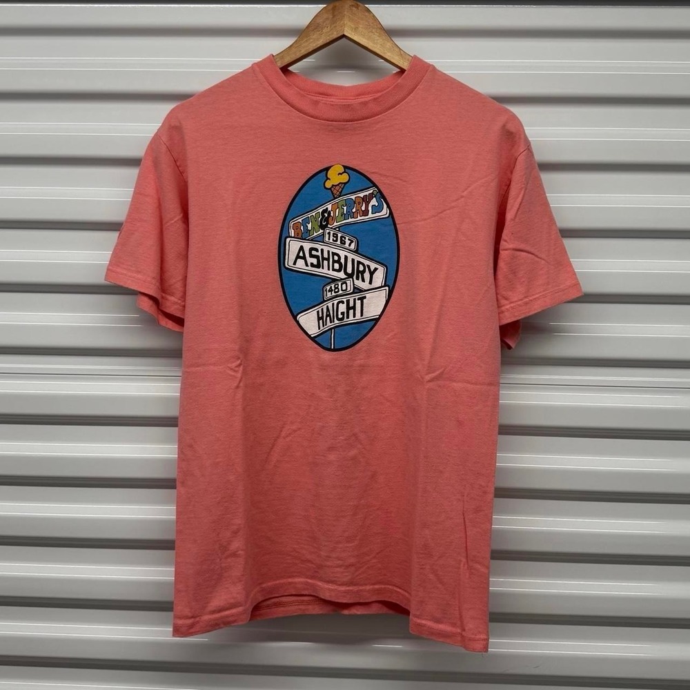 VTG Ben & Jerrys Ashbury Haight Scooper Supreme Team Euphoria T-Shirt Size M